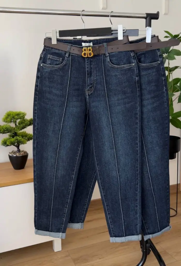 Сині Mom Fit 025-18